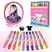 YUHENGLE Gesso per capelli,penna colorata per capelli temporanea a 10 colori per ragazze,colorazioni dei capelli,colore dei capelli per il trucco di Halloween regali di compleanno,carnevale,festa