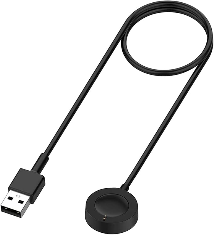 Cargador para Fossil Gen 6 / Gen 5 / Gen 4 / Sport, para Michael Kors Gen 6 / Gen 5E / Gen 5 / Gen 4 Smartwatch Cable de carga magnético (1, negro)