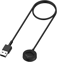 Charger for Fossil Gen 6 / Gen 5 / Gen 4 / Sport, for Michael Kors Gen 6 / Gen 5E / Gen 5 / Gen 4 Smartwatch Magnetic Charging Cable (1, Black)