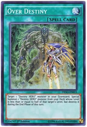 Amazon Co Jp 遊戯王 英語版 Deso En015 Over Destiny オーバー デステニー スーパーレア 1st Edition ホビー 通販