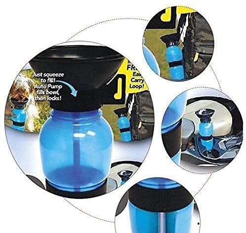 FRENYEAR Water Bottle for Dog - Plastic Leak-Proof Portable Water Bottle Bpa Free with Bowl Travel Dog Water Bottle, Perfect for Walking, Hiking, Outdoor, Home (18 Oz) 4