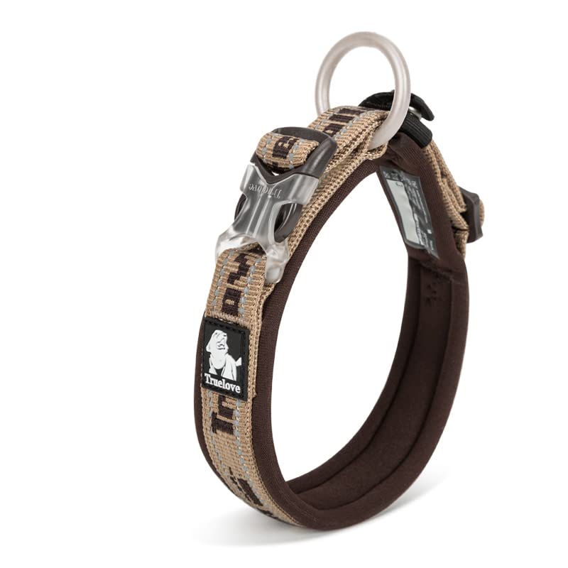 WINHYEPET Reflective Dog Collar, Easy Adjustable(Brown,XXL)