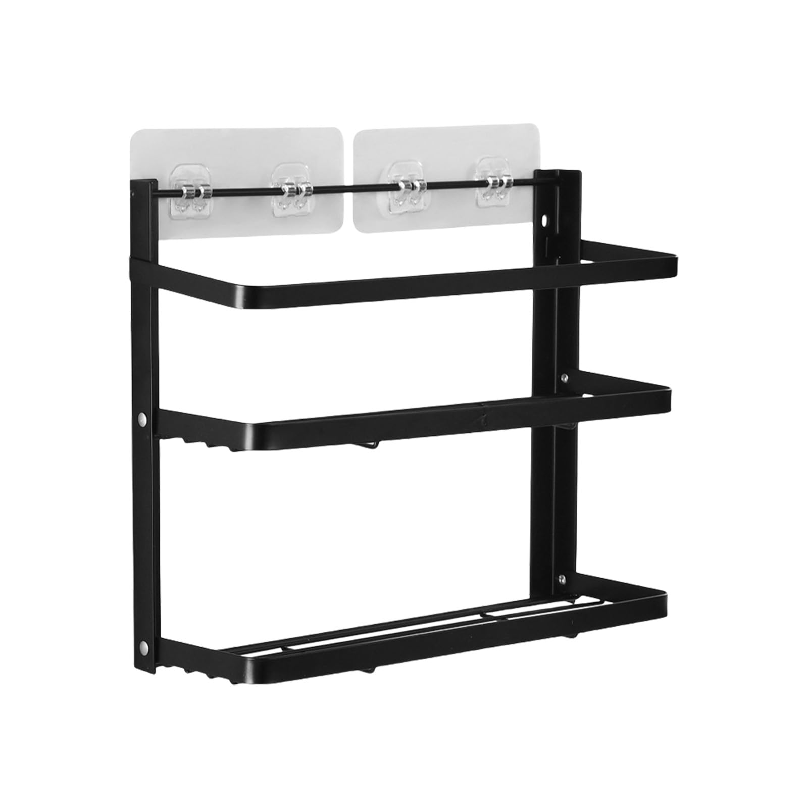 Kalttoy Space Efficient Expandable Kitchen Shelf Wall Mount Organizers Load Capacity Rustproof Metal Frame Foldable Shelf