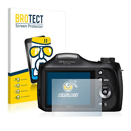 BROTECT Protector Pantalla Cristal Compatible con Sony Cyber-Shot DSC-H300 Protector Pantalla Vidrio - Dureza Extrema, Anti-Huellas, AirGlass