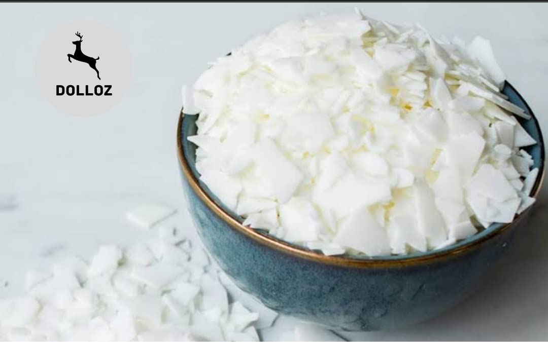 Dolloz 100% Pure Soy Wax Flakes for Candle Making | Natural SOYA Wax | Vegetable Wax for Candle Making (Pack of 100 gm) 2