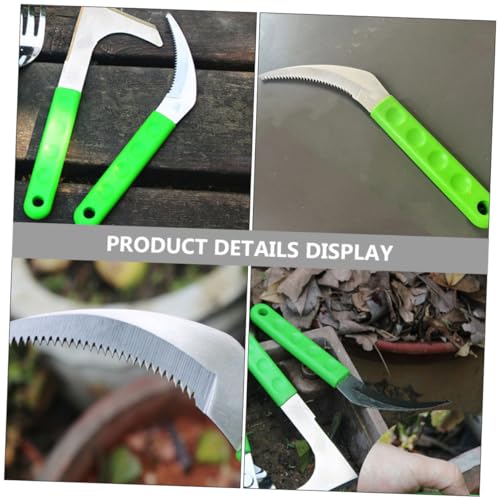 Herramienta de jardinería LIOOBO de acero inoxidable 2 piezas miniatura 7