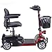 Produktbild 4-Rad-Roller FüR Senioren Erwachsene, lektrischer ElektromobilitäTsroller, Faltbarer Reiserollstuhl, 260 Pfund KapazitäT, Mit 20A Li-Batterie Und LED Licht