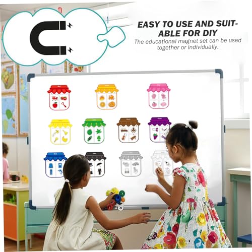 Jeu de tri de couleurs magnétique pour réfrigérateur pour occuper intelligemment les tout-petits