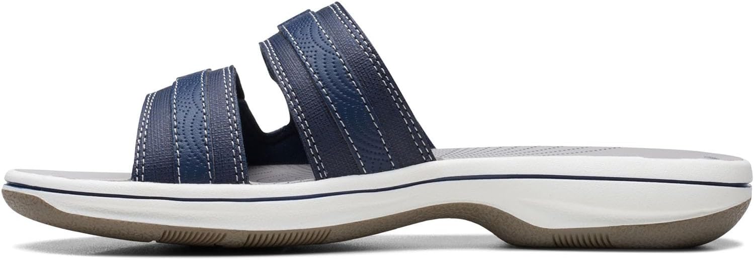 Clarks womens Slide, Navy, 11