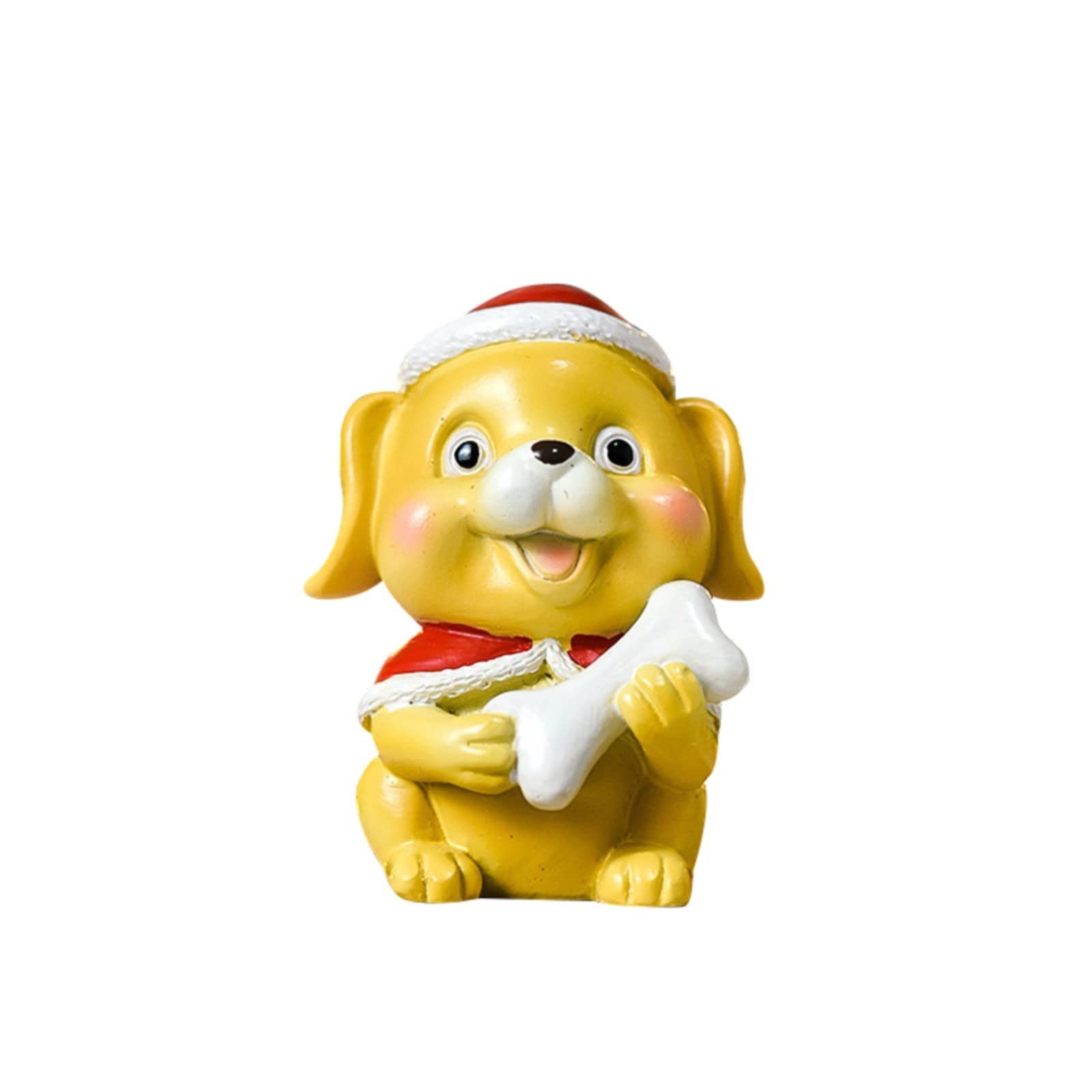 Christmas Resin Ornaments Home Decorations Desktop Small Animal Dolls Christmas Ornaments Christmas Table Decorations (r2-I, One Size)