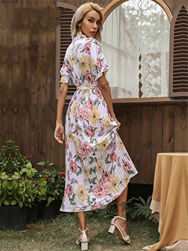 Robe plissée confortable et fluide pour masquer les complexes pendant l'été - 3