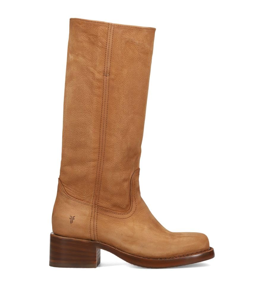 Frye Campus 14L Boots for Women Crafted from Signature Montana Leather with Goodyear Welt Construction and Stacked Leather