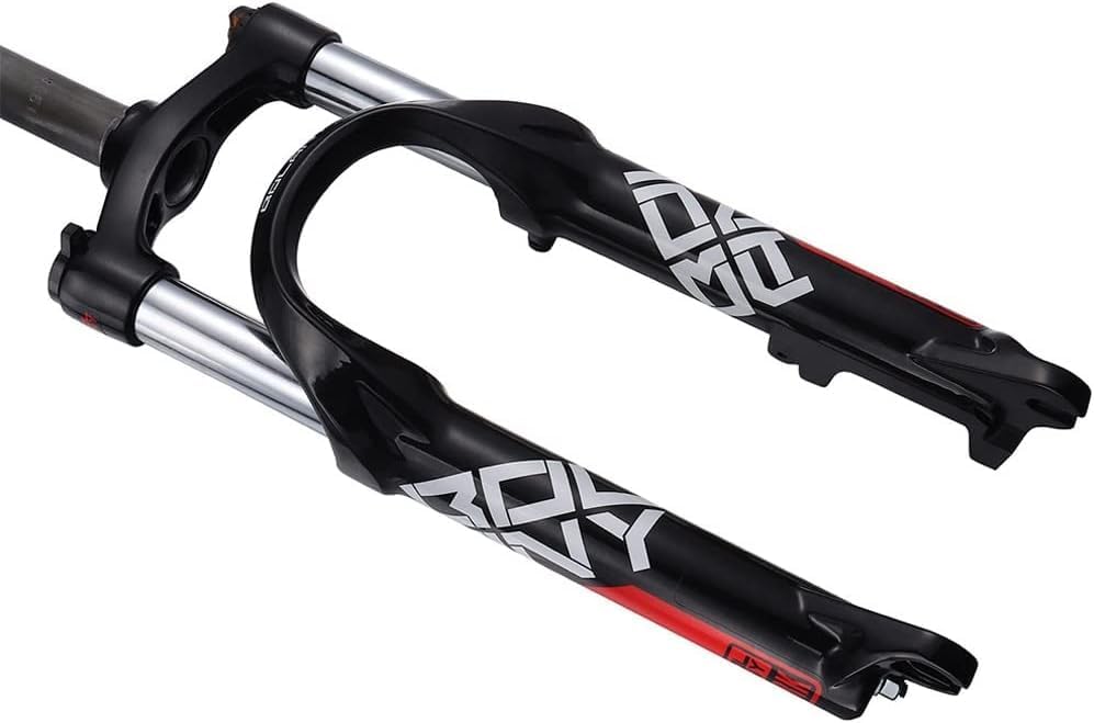 折りたたみ自転車サスペンションフォーク 20インチ BMX 80mmトラベル 1-1 8インチ ストレートチューブ メカニカルフロン