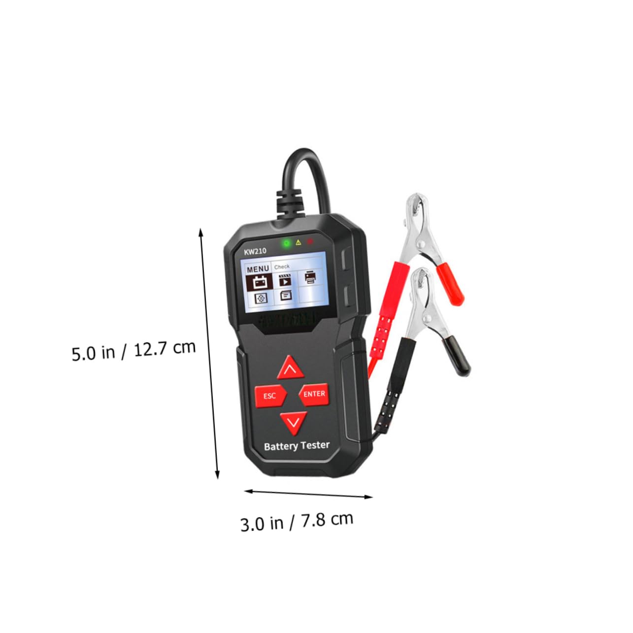 1 Set Professional Vehicle Battery Tester Car Battery Testing Tool with Accurate Measurement Durable Design and Fast Health Check for Efficient Testing