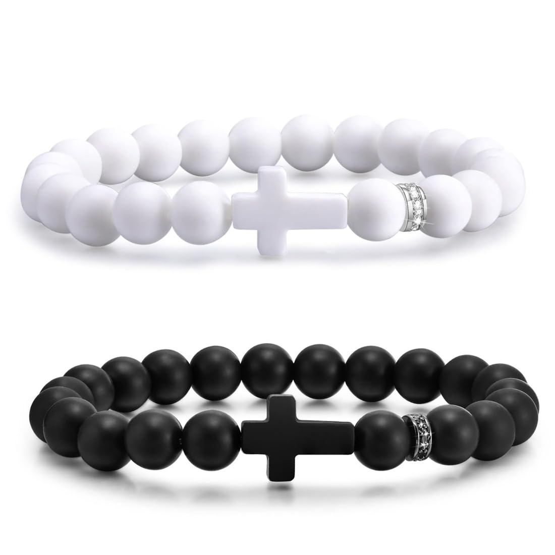 Bracciale Con Scrture Cristiane Donne E Uomini Bracciale Con Perline Di Rosario Cattolico In Acrilico Con Ciondolo Con Versetto Della Bibbia Regalo Di Gioielli Di Fede Religiosa Da 0,68 € | DHgate