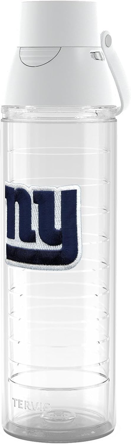 Tervis Venture® Lite Tritan 24oz Venture™ Lite with 2-in-1 VersaLid® | NFL® New York Giants - Primary Logo | Made in America, Leakproof, Double-Wall Vacuum Insulated, Keeps Drinks Cold