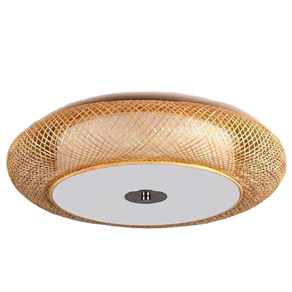 CJSLXGBL Woven Pendant Light Boho Chandelier, Rattan Pendant Lights Kitchen Island, Farmhouse Pendant Lighting With Boho Chandelier Light Fixtures For Living Room Bedroom Restaurant Cafe Teahouse Bar
