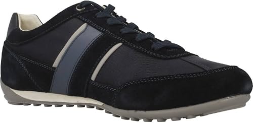 Geox U Wells C, Sneakers Uomo, Blu (Dk Navy), 41 EU - 6