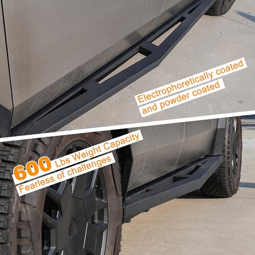 Estribos para Tesla Cybertruck Autekcomma Negro Mate miniatura 2