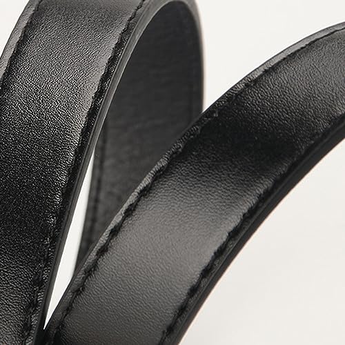 Women's Faux Leather Belt For Dress Jeans Gold Tone Metal Buckle Travel Work Casual Spring Thin Skinny Belt2