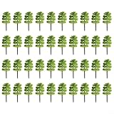 Construction en plastique de qualité : fabriqués à partir de matériau plastique robuste, ces arbres miniatures conservent leur forme et leur apparence sur de longues périodes d'affichage. La coloration verte vibrante ressemble étroitement au feuillage naturel, créant un ajout durable à vos projets de modélisation qui maintient son attrait visuel avec un minimum d'entretien.