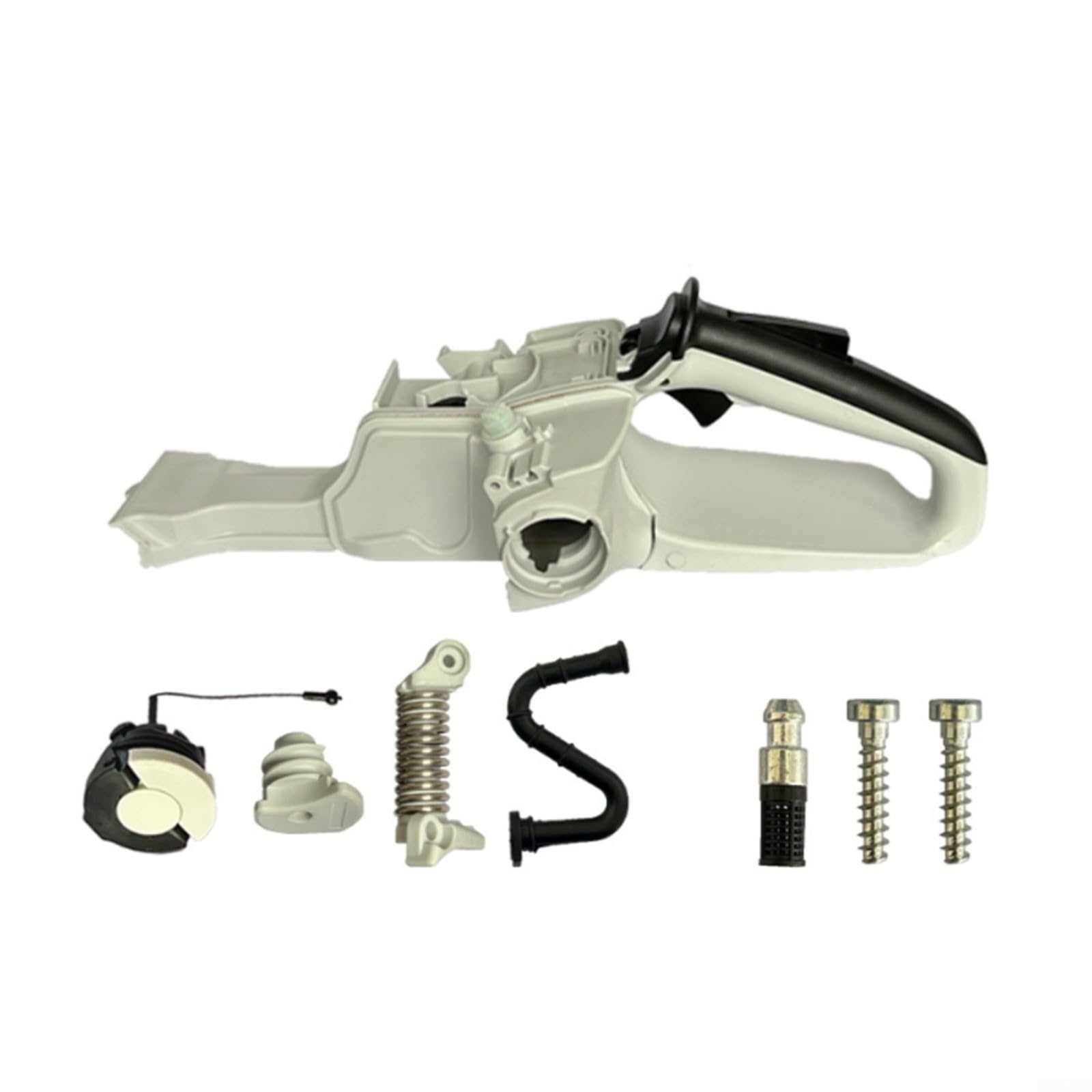 Kit de tanque de combustible de mango trasero para motosierras MS291 MS271 MS261, piezas de repuesto de plástico a prueba de fugas con tapa y filtro para tareas de corte de madera al aire libre