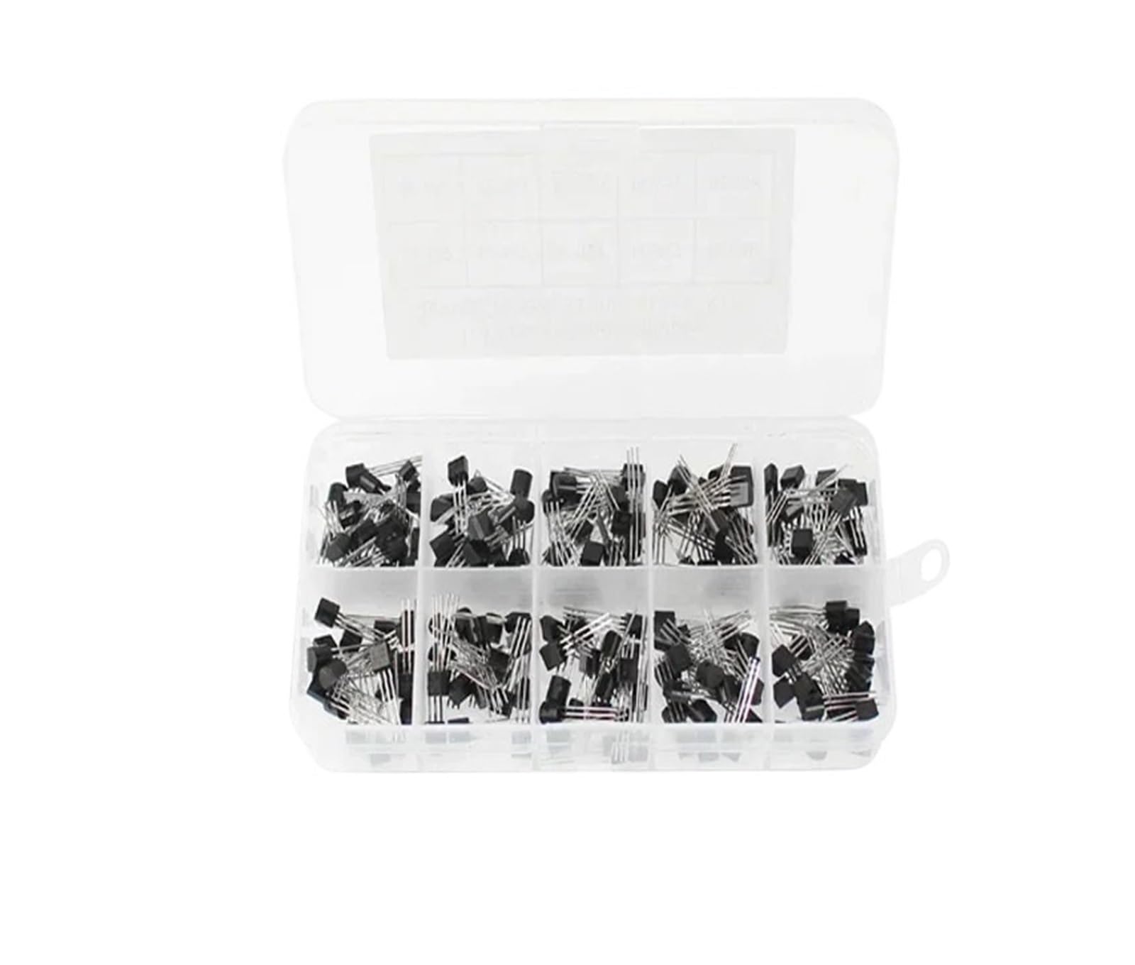 50-900pcs BJT Transistor Kit A1015 BC327 BC337 C1815 S8050 S8850 2N2222 2N2907 2N3904 2N3906 TO92 PNP NPN Triode Transistors Set(BC327-1015-840pcs)