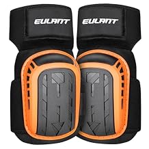 EULANT Construction Knee Pads for Work-Heavy Duty Support Anti-slip Foam Knee Pads for Construction Gardening Flooring Strong Stretchable Straps