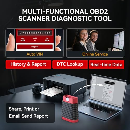 Image of THINKCAR THINKDIAG BD6 OBD2 Scanner Bluetooth,Wireless All System Code Reader Diagnostic Tool for iOS & Android,5+ Hot Reset Bluetooth OBD2 Scanner for Car Check Engine Light, Lifetime Free Update