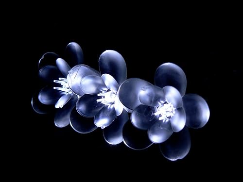 Miniatura 4 de CB-100W Crystal Blossoms - Cadena de luz LED, 7 pies de longitud (una sola hebra)