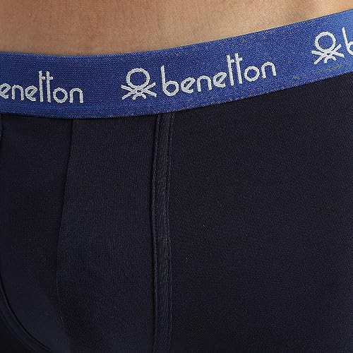 Image of UNITED COLORS OF BENETTON Pack of 2 Solid Colour Low Rise Boxer Briefs