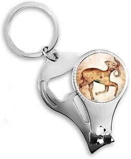 Abril Abril de Áries Constelação do Zodíaco Alicate de unha Chaveiro Abridor de Garrafas Cortador