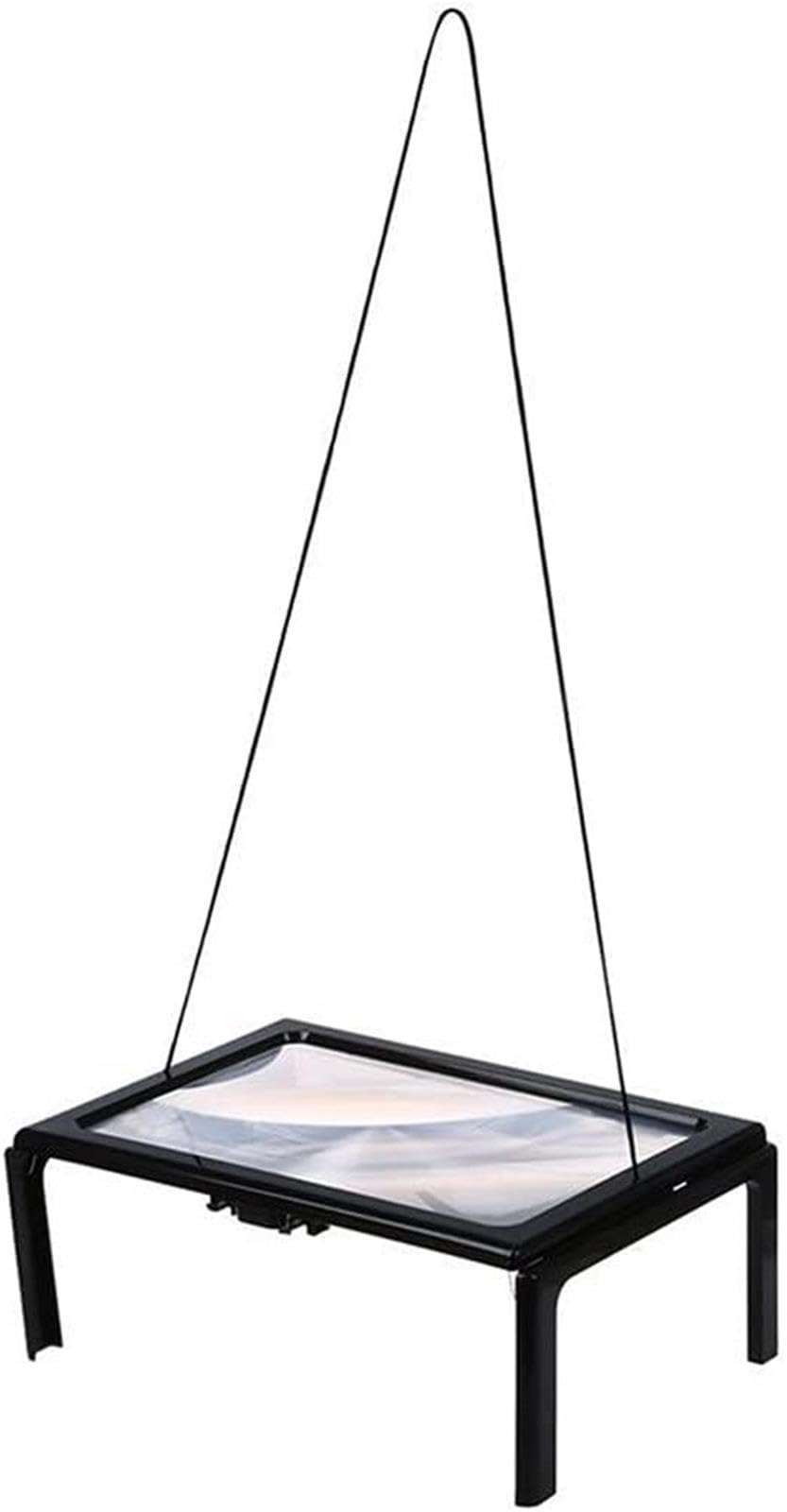 Lente d'ingrandimento 3X a pagina intera Lente d'ingrandimento ottica pieghevole A4 Lente d'ingrandimento da scrivania for cucire e lavorare a maglia