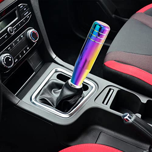 Arenbel 5" Polished Gear Shifter Speed Knob Heavy Duty Alloy Shift Stick Lever Handle Grip Fit Most Auto Manual Cars, Colorful #TOP1