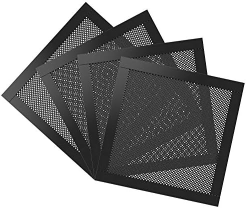 MoKo 140x140mm Dust Mesh Fan Filter for PC Case, 1mm Hole, 4 PCS