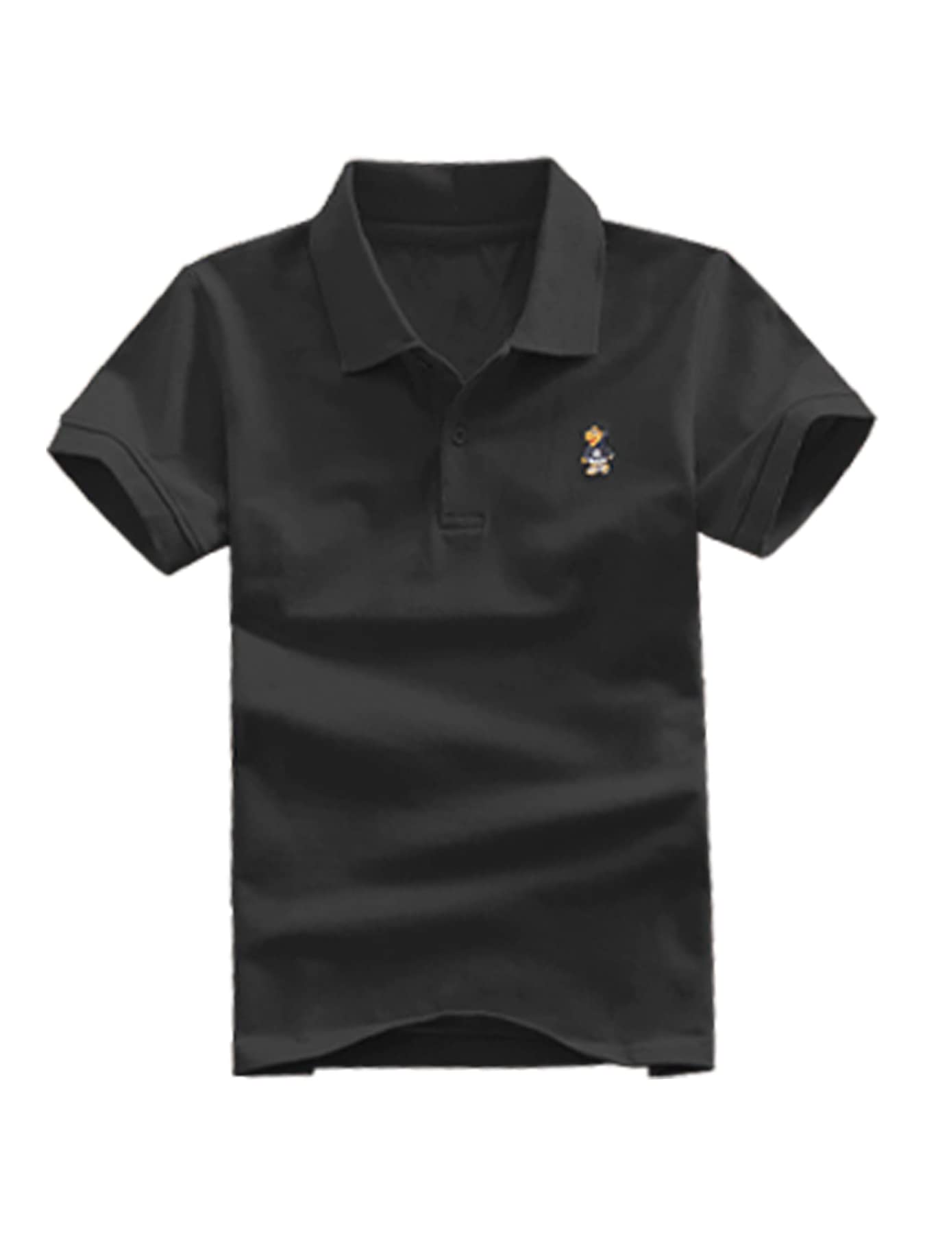 DEBAIJIA Polo Niño Manga Corta Niños Camisetas Top 1-12T Algodón Polo Deportiva Verano Transpirable Moda Casual