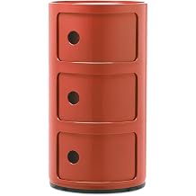 Kartell Componibili 3-element storage cabinet, orange