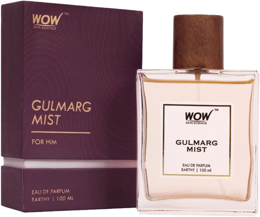 WOW Skin Science Eau De Parfum Gulmarg Mist - Sublime And Earthy All Day Fragrance - Long Lasting & Unisex Perfume (100mL)