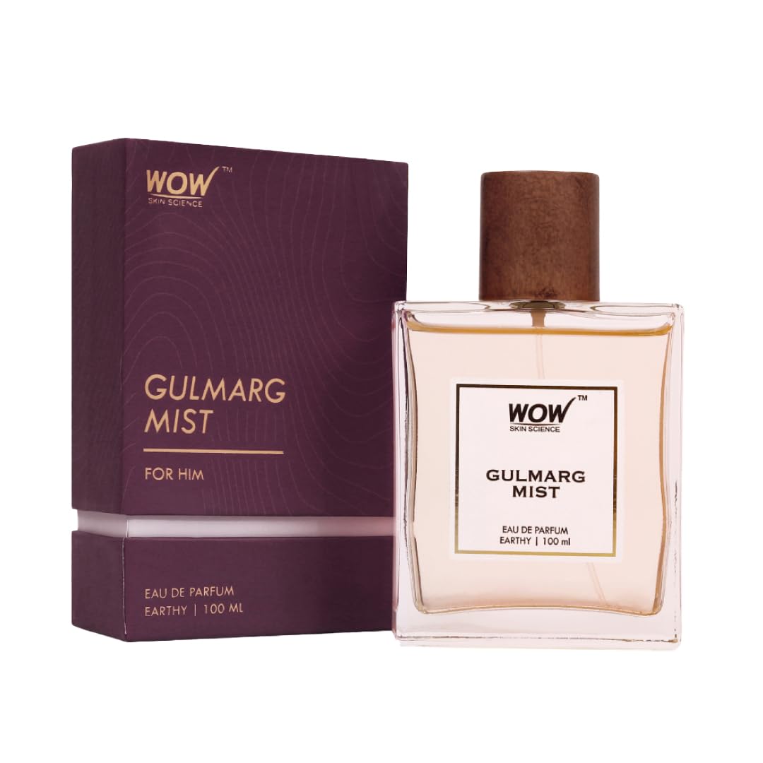 WOW Skin Science Eau De Parfum Gulmarg Mist - Sublime And Earthy All Day Fragrance - Long Lasting & Unisex Perfume (100mL)