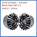 1PCS 1 Mod 30 Tooth Carbon Steel Straight Bevel Gear Black Hole 5mm - 15mm M5 Transmission Industrial Bearings Gears(8mm)