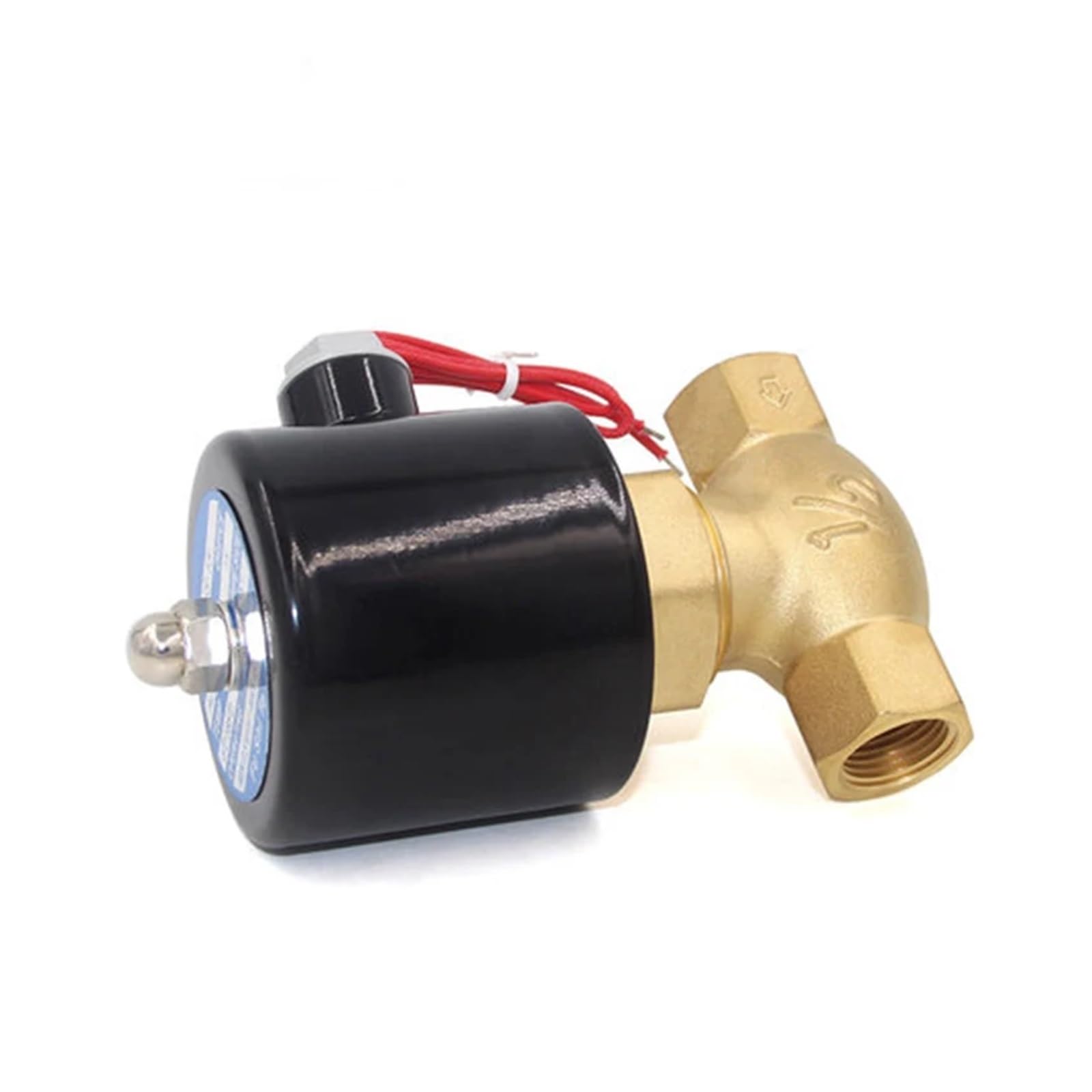 1/2" Mosiężny zawór elektromagnetyczny parowy do wysokich temperatur 2-pozycyjny 2-drożny N/C 24VDC 220AC Szybki i czuły(110)