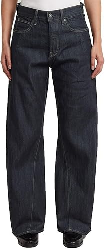G-STAR Vaqueros Contor 3D Wide para Mujer, Azul (rinsed D27690-D536-082), 27W / 