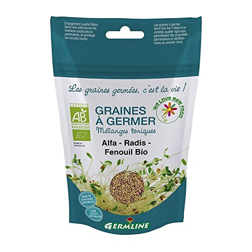 semillas Bio para germinados, Germline - Germinados: Alfalfa - Rábano - Hinojo Cover