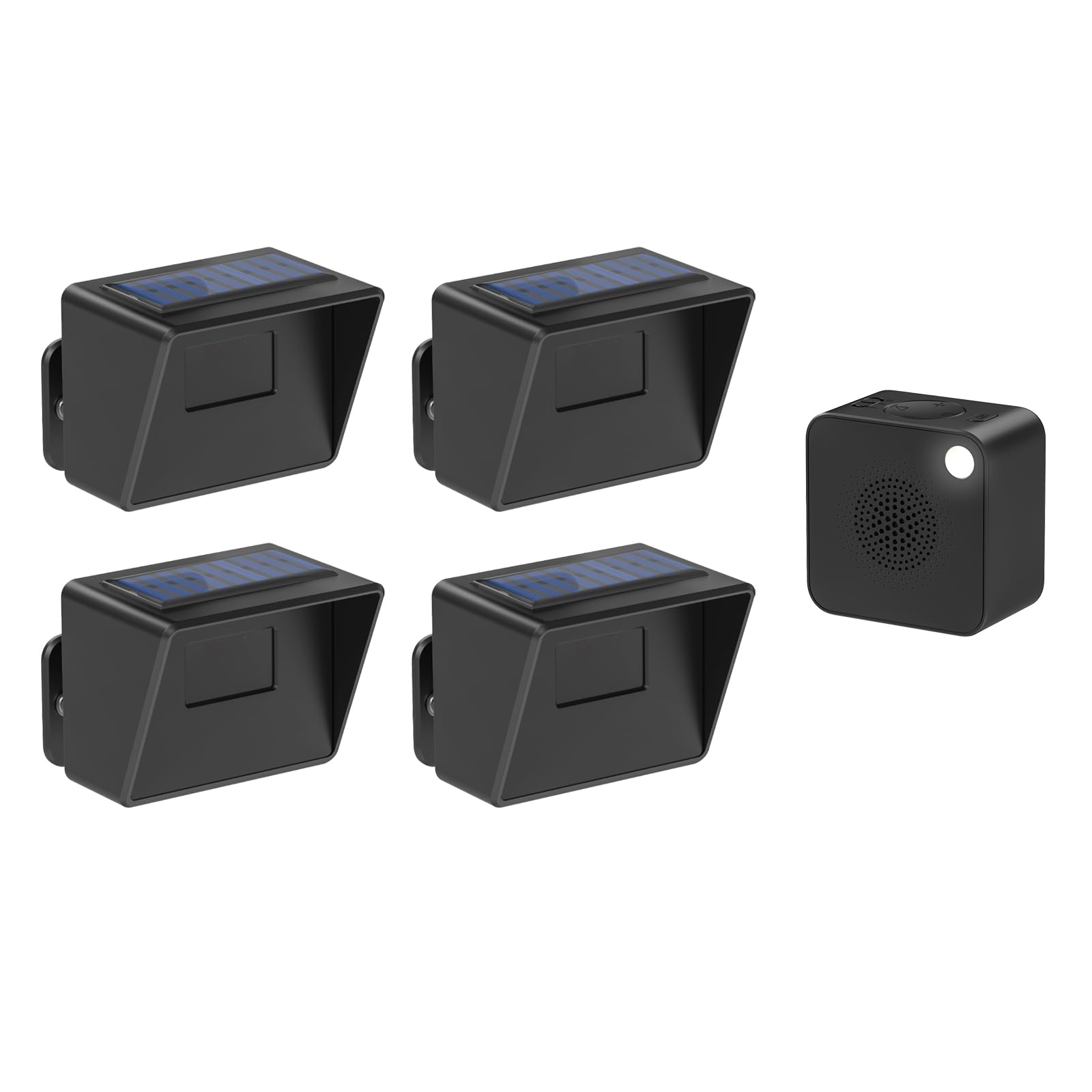 FULNIX Driveway Alarm - Solar Motion Sensor & Receiver -10