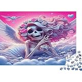 Rompecabezas de Calavera Pastel 1000 Piezas 70x50cm Papel Reciclado Para Adultos...