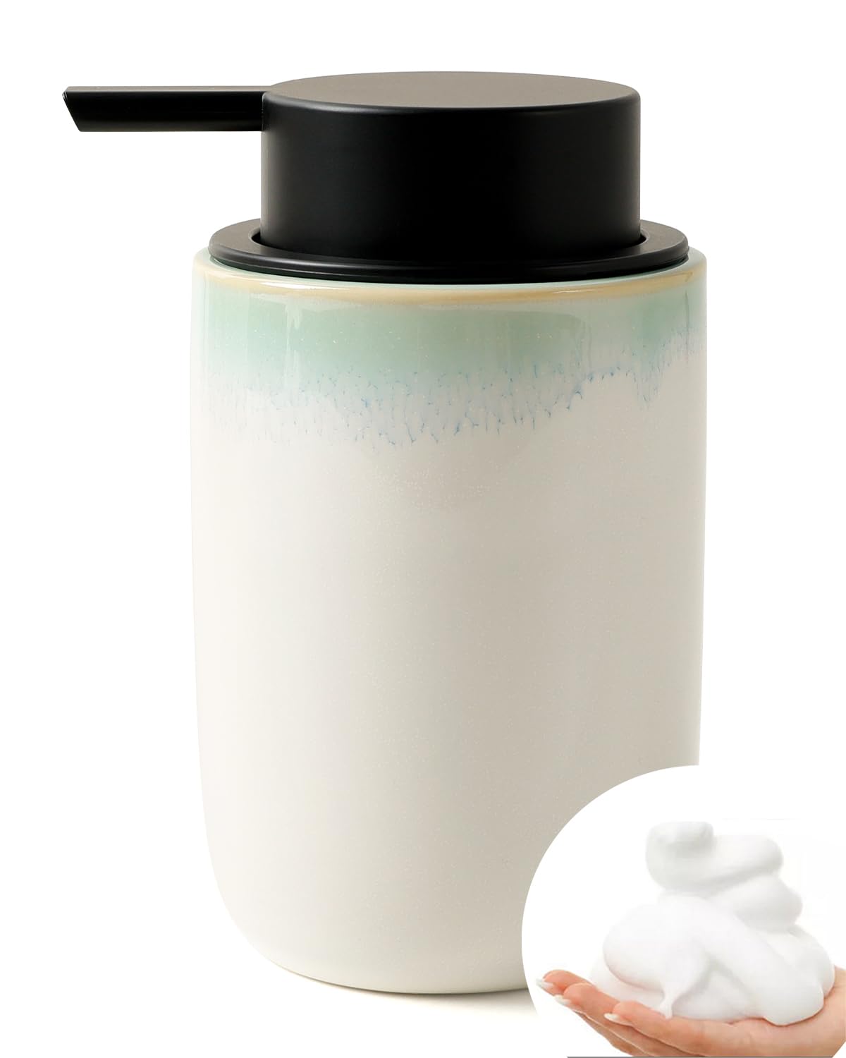 BosilunLife Foam Soap Dispenser, Hand Pump Dispenser for Kitchen Sink