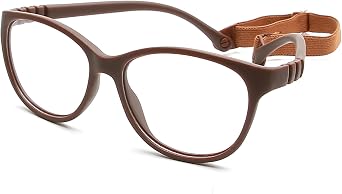 Bendable Kids Glasses For 6-9 Years - 50-14-125 Flexible Sports Glasses For Kids Ready for Prescription Lenses