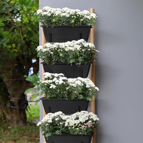 Jardinières suspendues extérieures pour rompre le vis-à-vis sur balcon