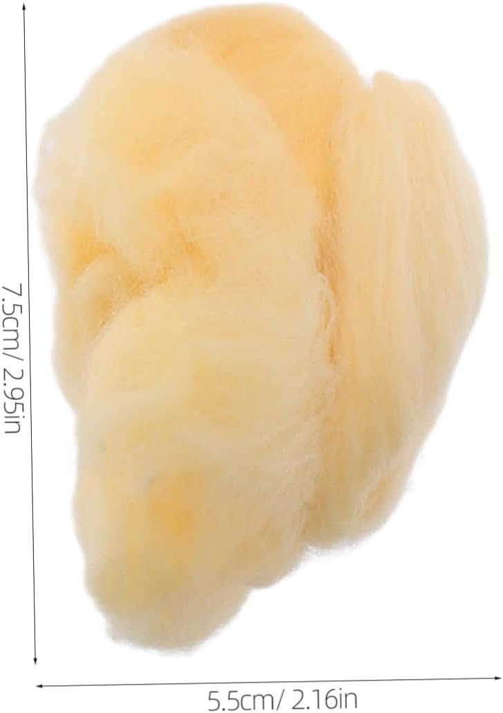 6 Bags Needle Felting Wool Roving for DIY Craft Projects