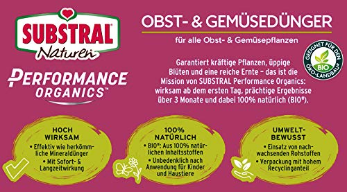 Gemüsedünger Substral Performance Organics für Obst und Gemüse